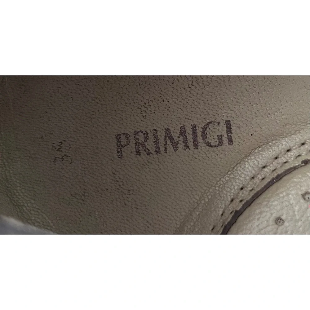 Primigi Kids Tan Leather Horsebit Driving Loafers Taupe Slip On Shoes Size 1Y